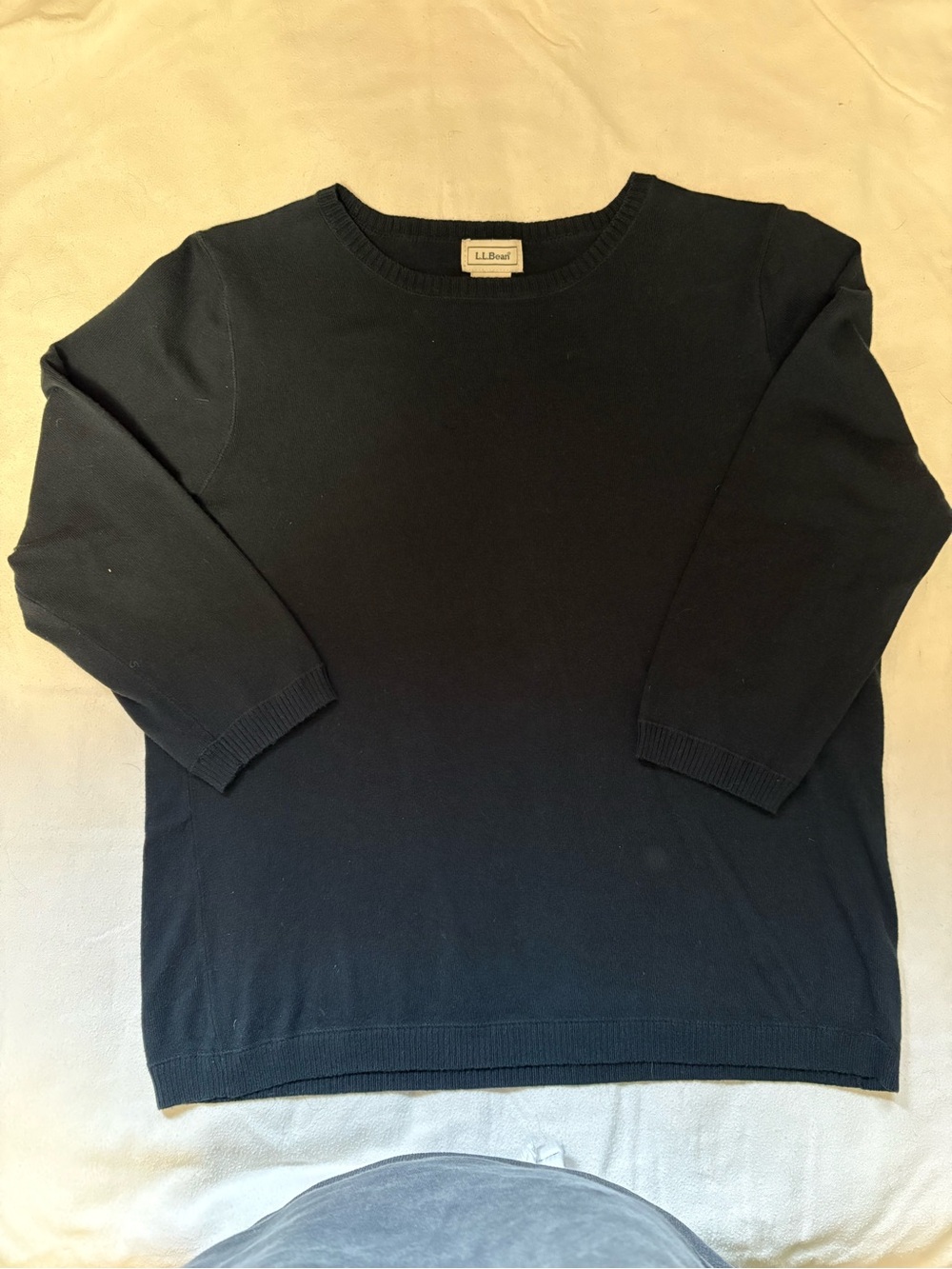 L.L. Bean women’s Black Crewneck Sweater